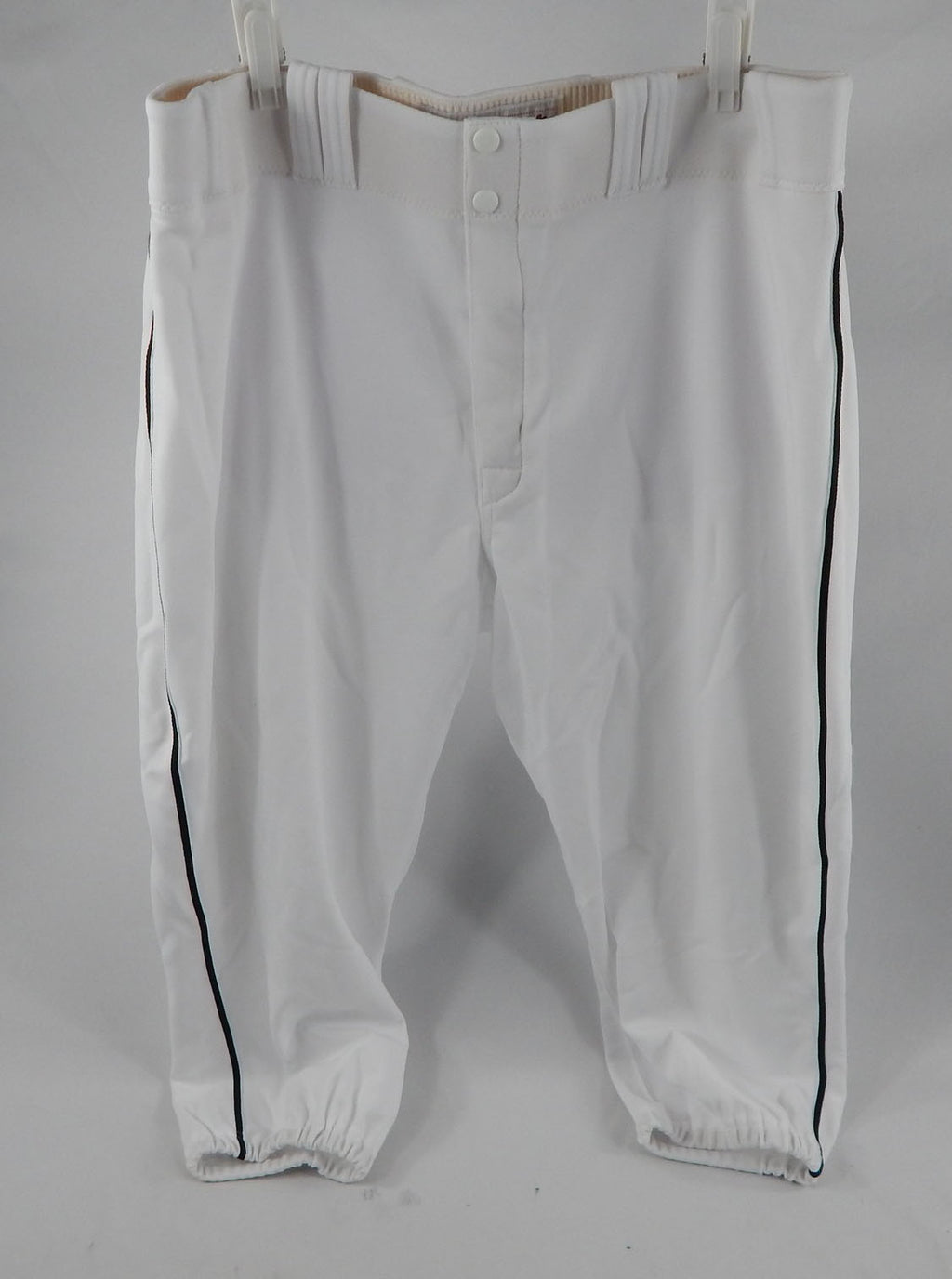 2013 Miami Marlins Logan Morrison #5 Game Used White Pants 37-41-21 995