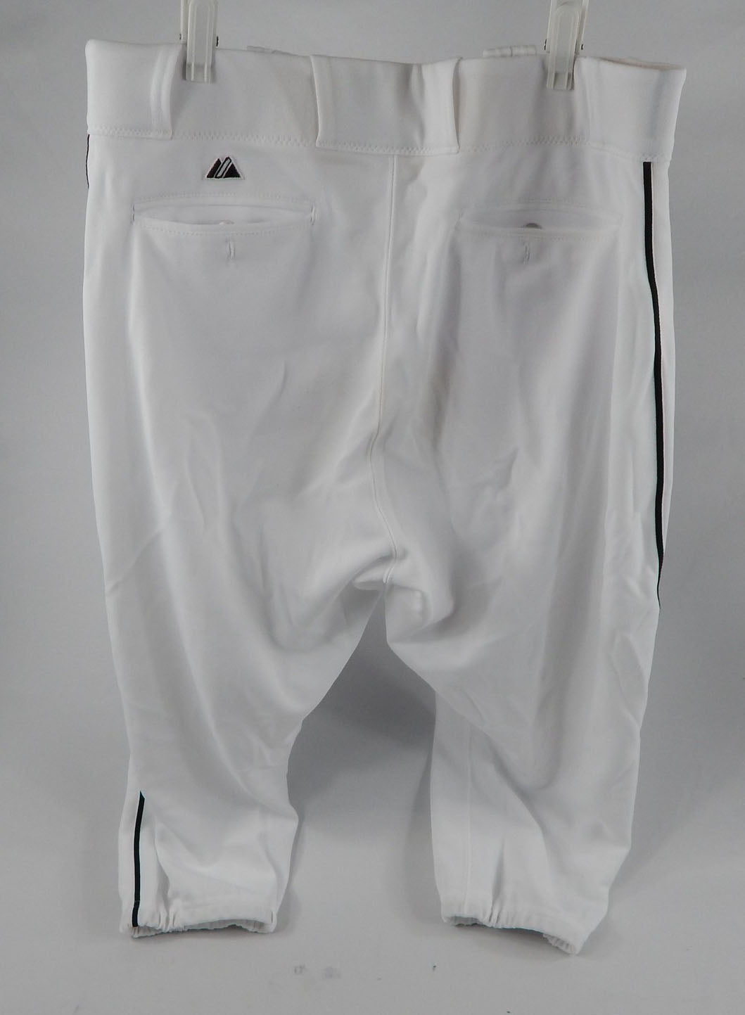 2013 Miami Marlins Logan Morrison #5 Game Used White Pants 37-41-21 995 Pic2