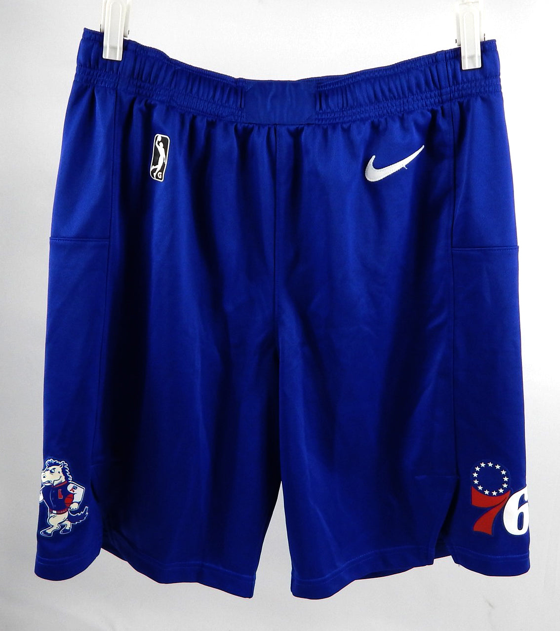 2022-23 Delaware Blue Coats #6 Game Used Blue Jersey Shorts 38 839