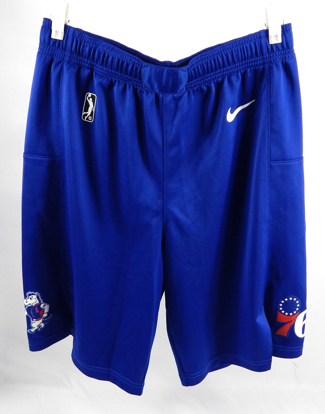 2023-24 Delaware Blue Coats Marcus Bagley #7 Game Used Blue Jersey Shorts 38 840
