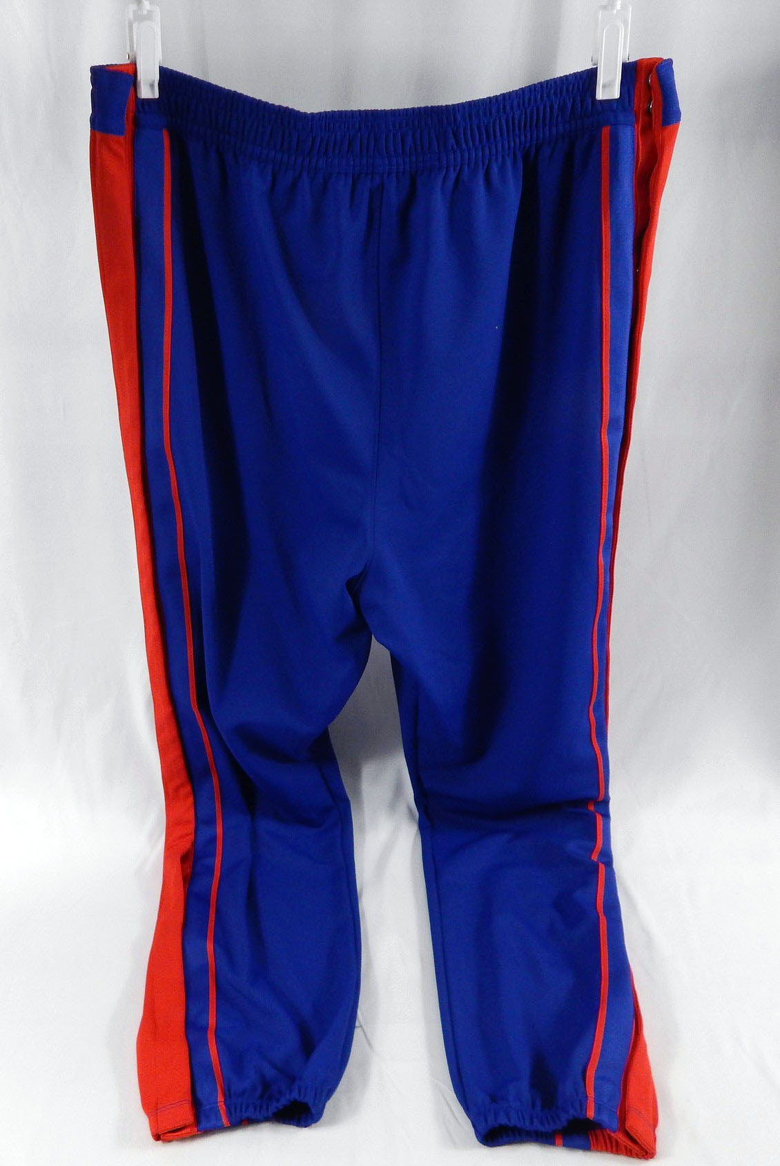 2025-26 Detroit Pistons Jalen Duren #0 GameUsed Blue Basketball WarmUp Pants XXL Pic2