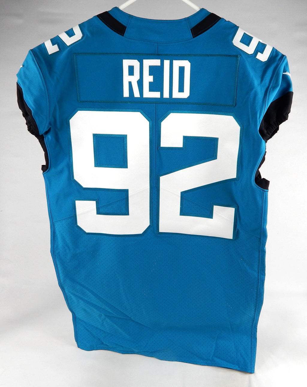 2020 Jacksonville Jaguars Caraun Reid #92 Game Issued Blue Jersey 44 302
