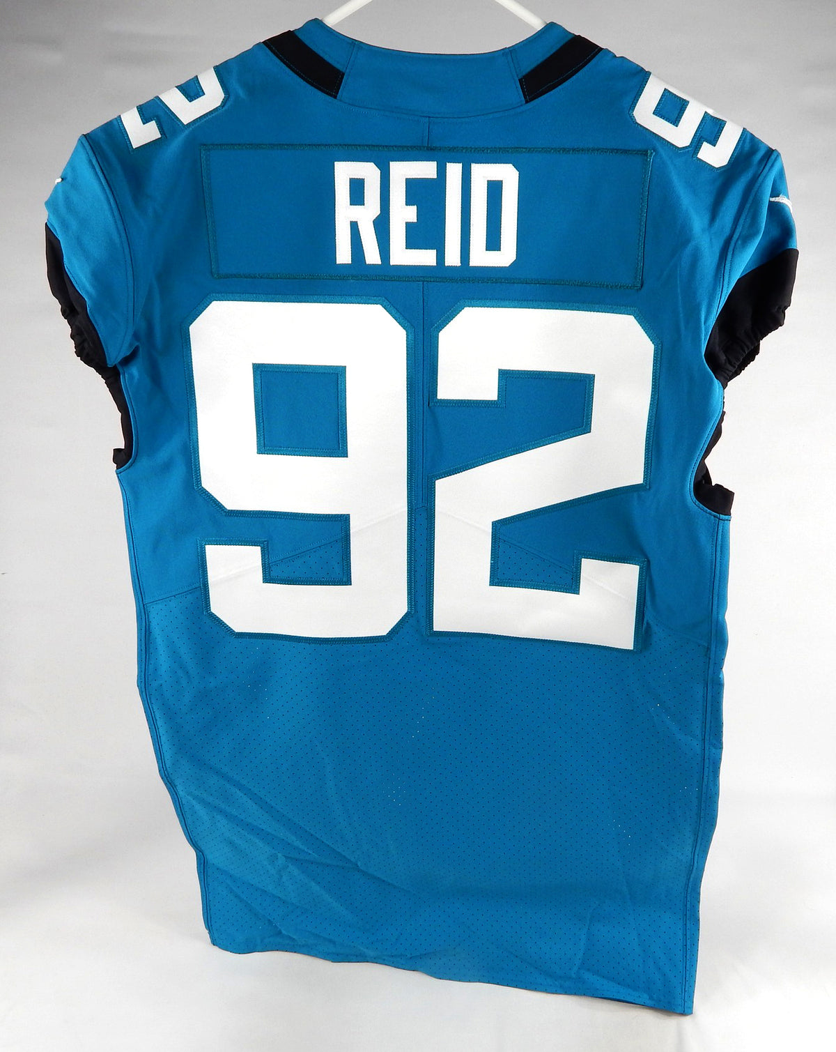 2020 Jacksonville Jaguars Caraun Reid #92 Game Issued Blue Jersey 44 302