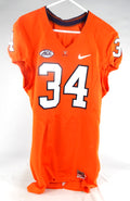 2015-17 Virginia Cavaliers #34 Game Issued Orange Jersey Name Plate Rem 42 038