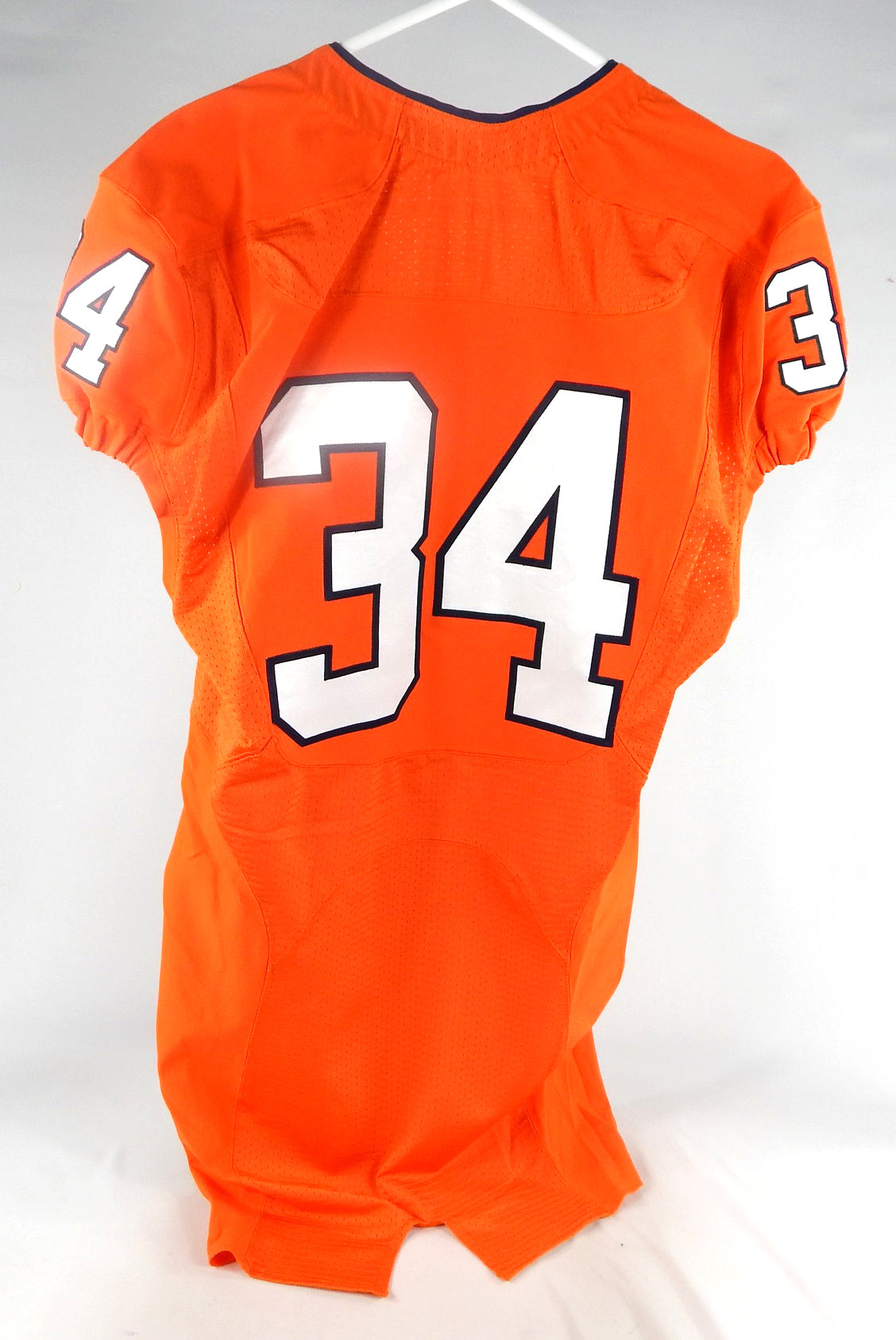 2015-17 Virginia Cavaliers #34 Game Issued Orange Jersey Name Plate Rem 42 038 Pic2