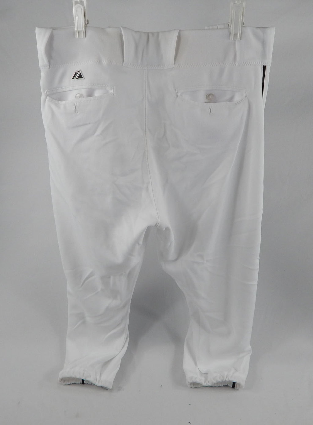 2012 Miami Marlins Emilio Bonifacio #1 Game Used White Pants 36-40-22 998 Pic2
