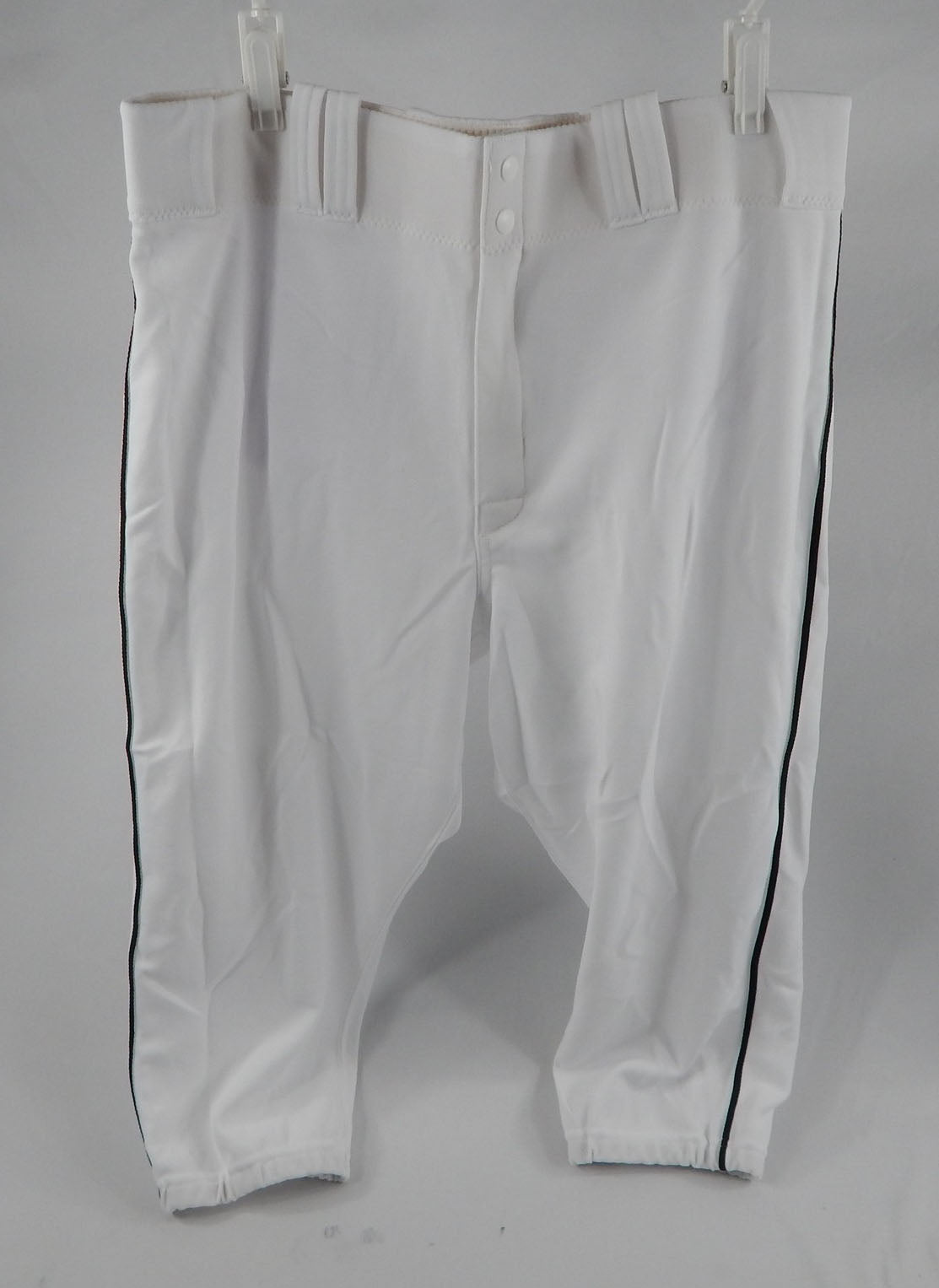 2015 Miami Marlins Steve Cishek #31 Game Used White Pants 38-42-20 999