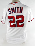 2023 Washington Nationals Dominic Smith #22 Game Used White Jersey HR 46 DP73727