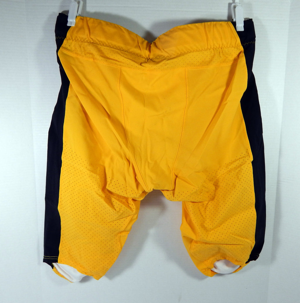 2017 Pittsburgh Steelers Chris Hubbard #74 Game Used Yellow Pants 44 DP56426 Pic2