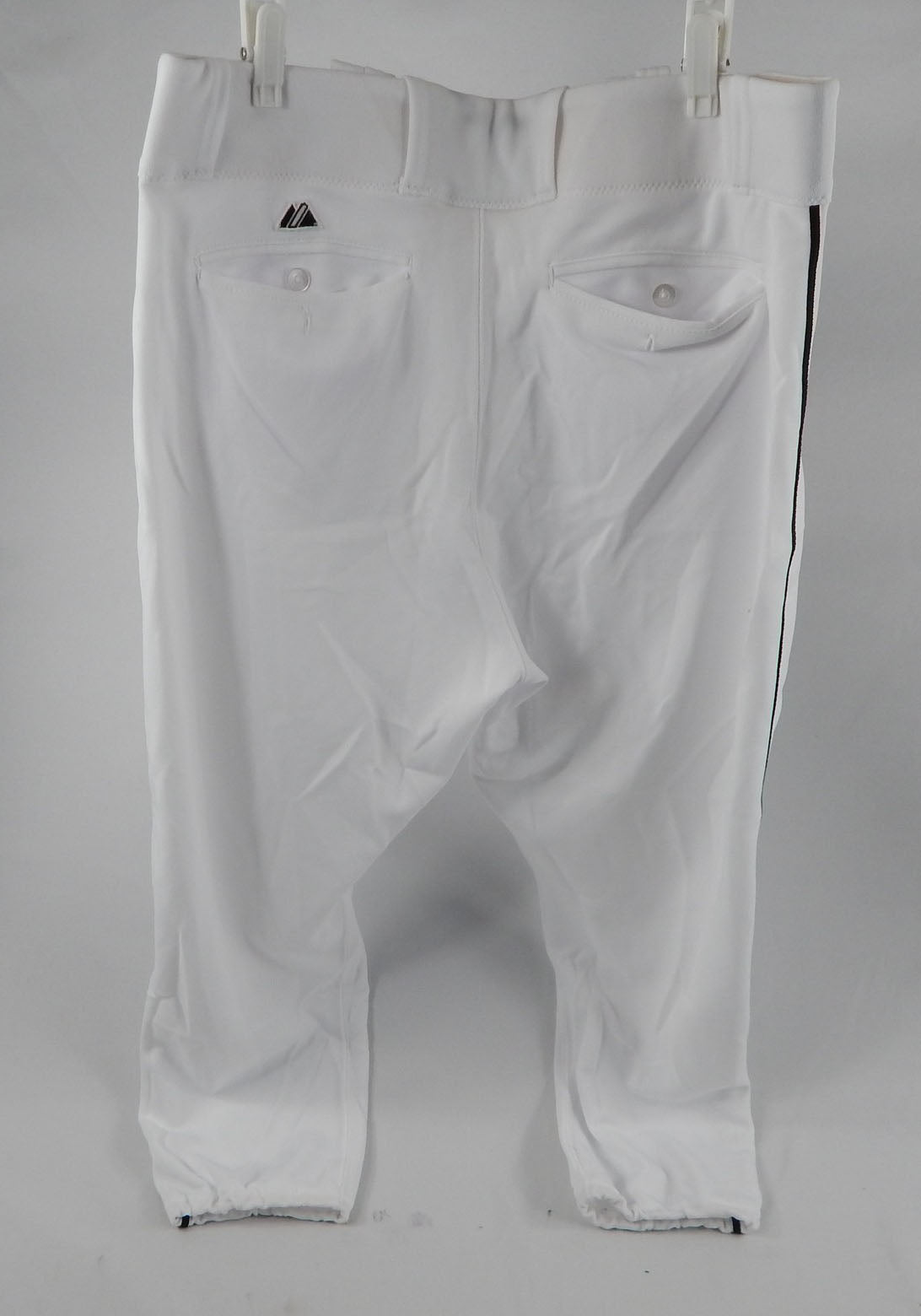 2014 Miami Marlins Andrew Heaney #25 Game Issued White Pants 36-40-23 001 Pic2