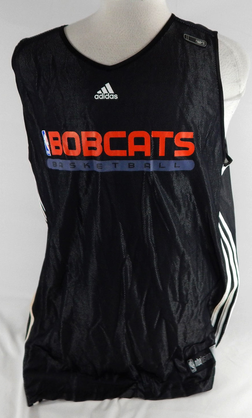 2007-08 Charlotte Bobcats Game Issued Black Practice Jersey L 285