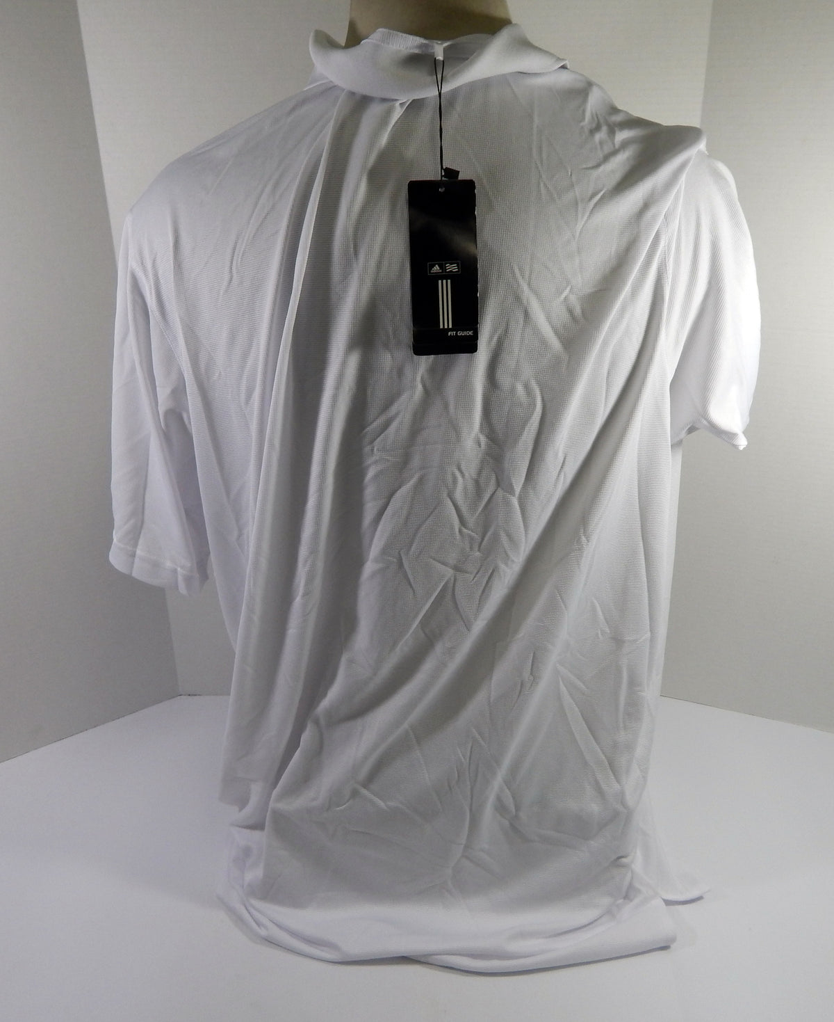 2012-13 Charlotte Bobcats Game Issued White Polo Shirt 3XL 313 Pic2