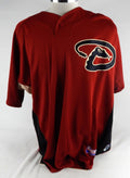 2007-10 Arizona Diamondbacks Tony Pena #56 Game Used Red Jersey ST BP 50 474
