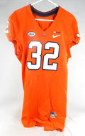 2017 Virginia Cavaliers Darrius Bratton #32 Game Used Orange Jersey Hoos P 42 1