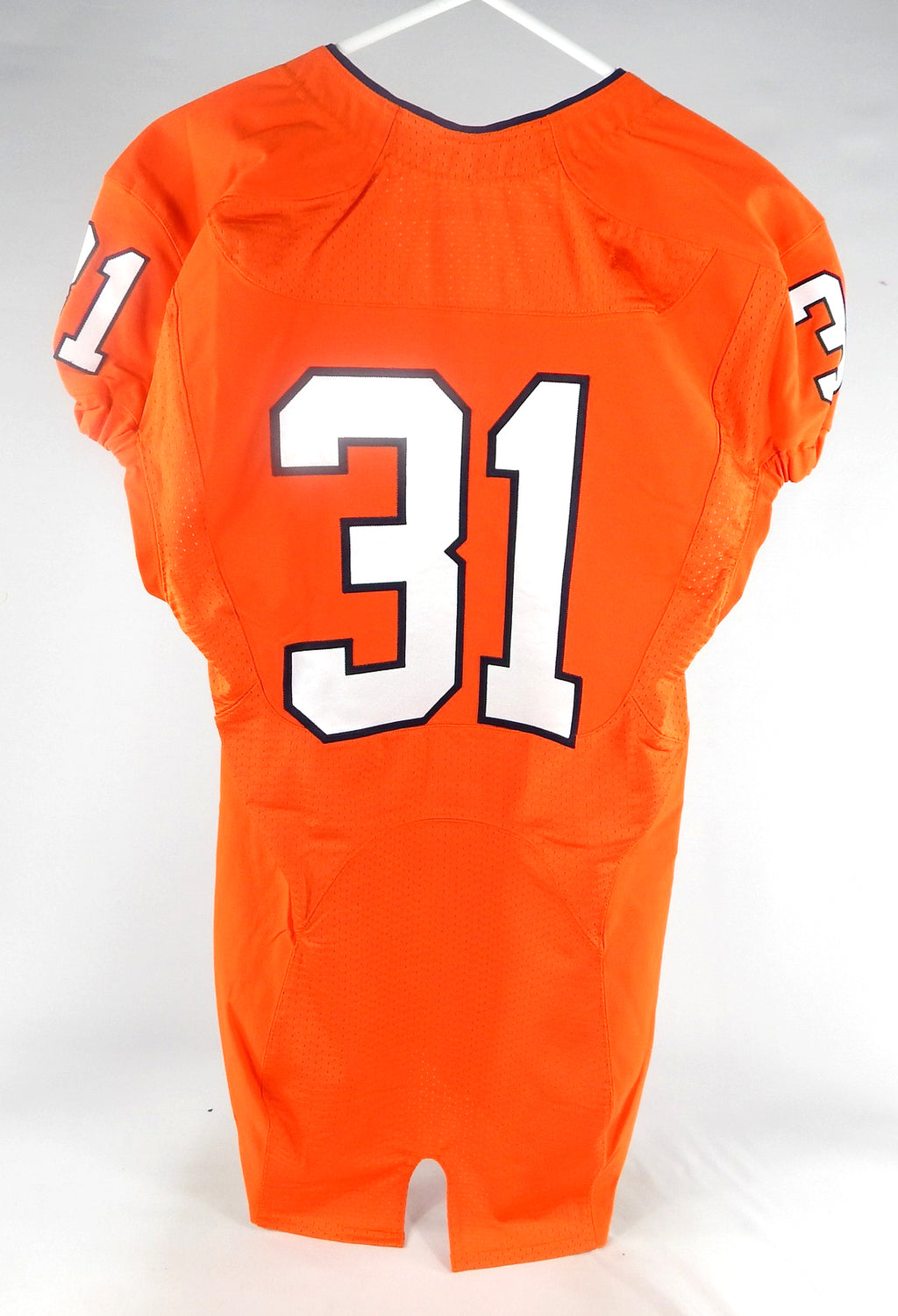 2013 Virginia Cavaliers #31 Game Issued Orange Jersey Name Plate Removed 40 042 Pic2