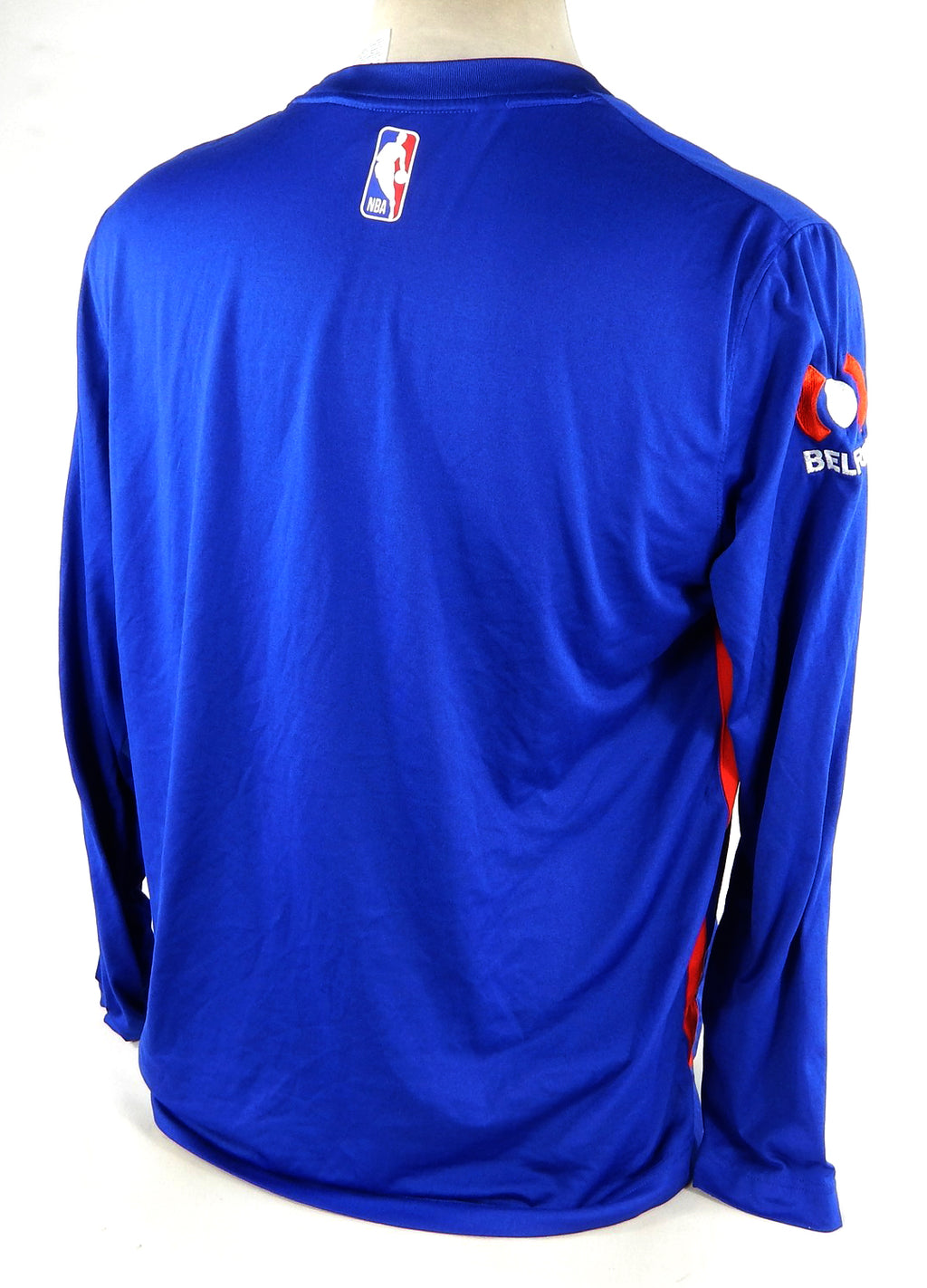2023-24 Detroit Pistons James Wiseman #13 Game Used Blue Shooting Shirt 546 Pic2
