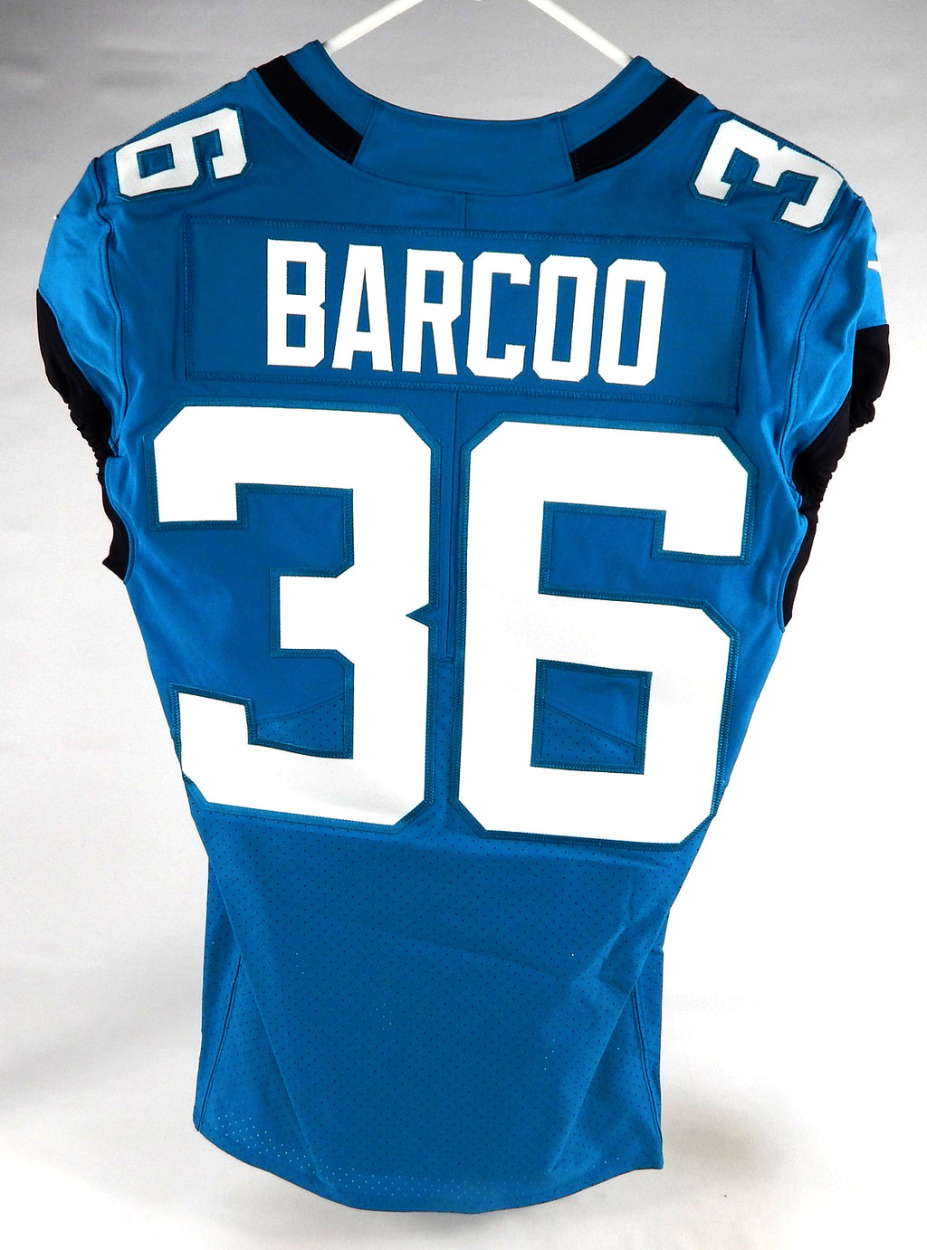 2020 Jacksonville Jaguars Luq Barcoo #36 Game Issued Blue Jersey 38 308