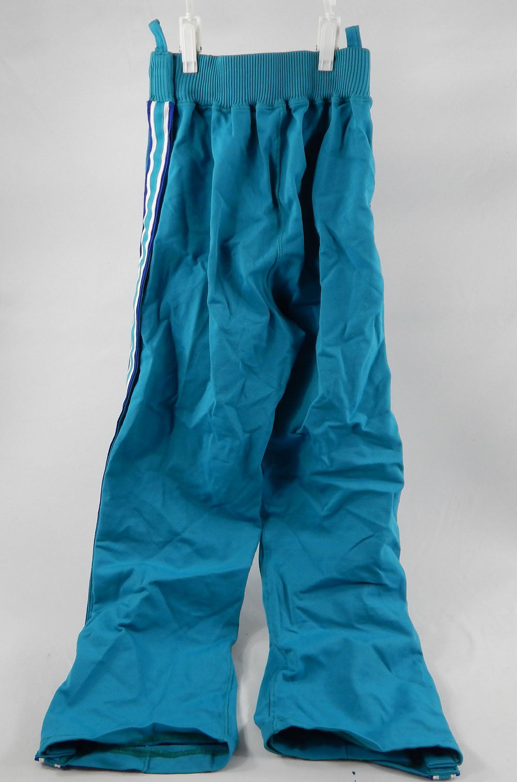 1990-91 Charlotte Hornets Game Issued Blue Warm Up Pants 30 006 Pic2