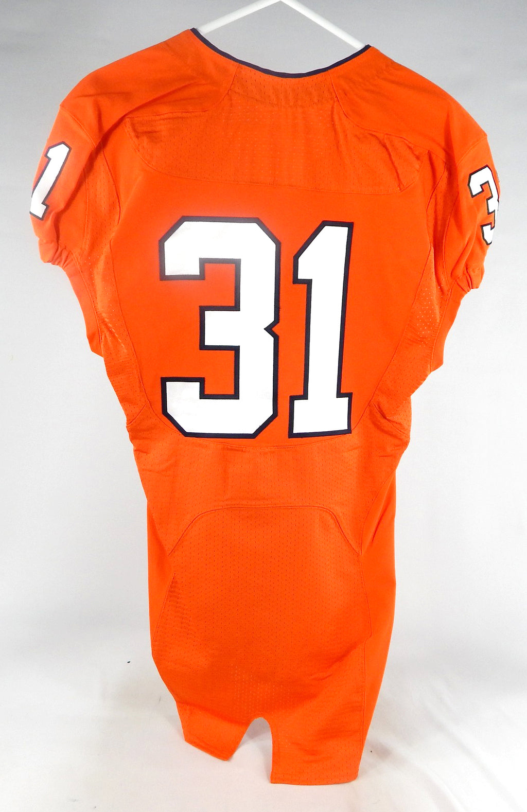 2013 Virginia Cavaliers #31 Game Issued Orange Jersey Name Plate Removed 40 043 Pic2