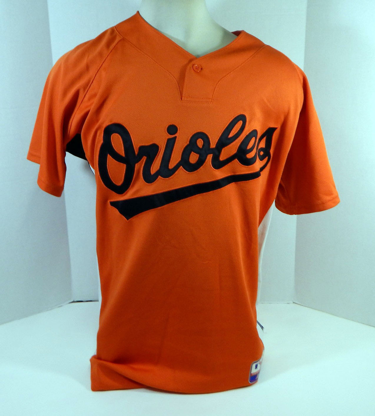 2007-08 Baltimore Orioles R Perez #18 Game Used Orange Jersey BP Ext ST 46 571 Pic2