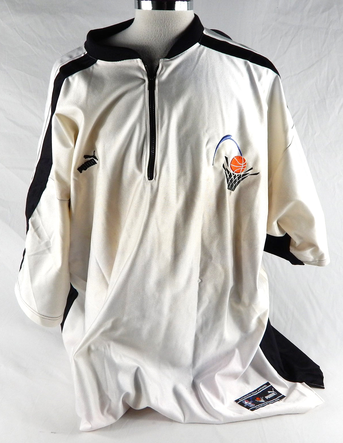 1999-00 Cleveland Cavaliers Game Issued White Shooting Shirt 4XL 327 Pic2