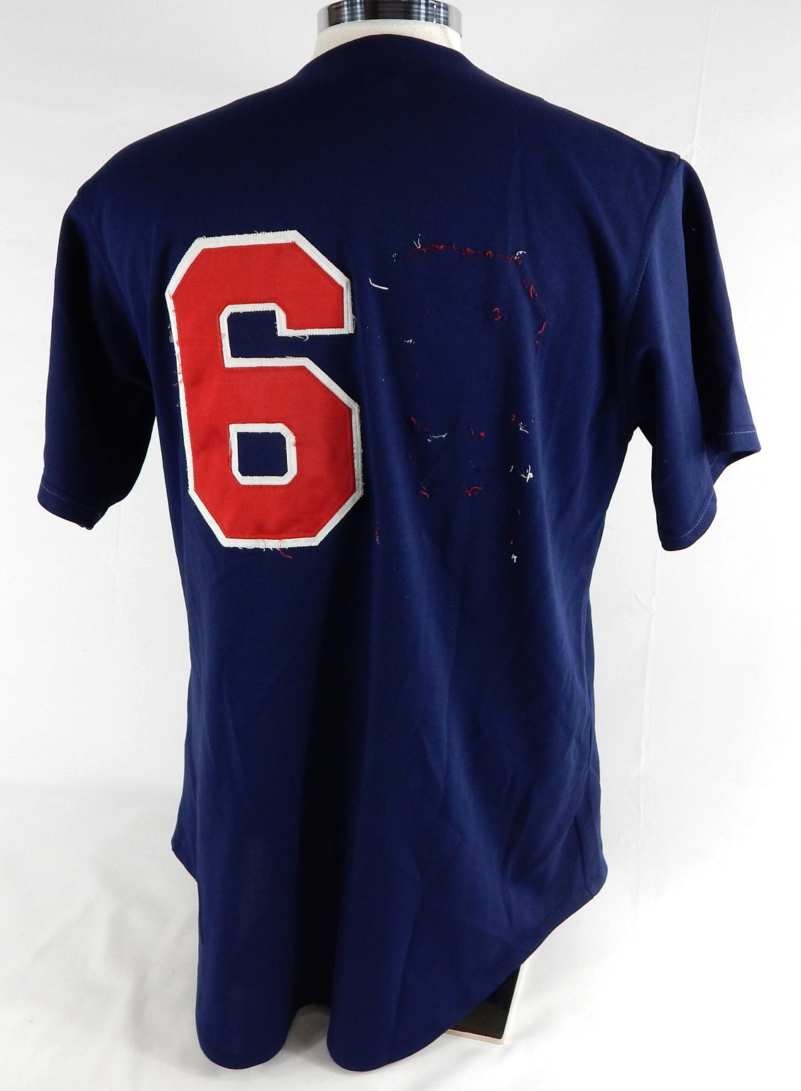 1990s Atlanta Braves #63 Game Issued Navy Jersey L 841 Pic2