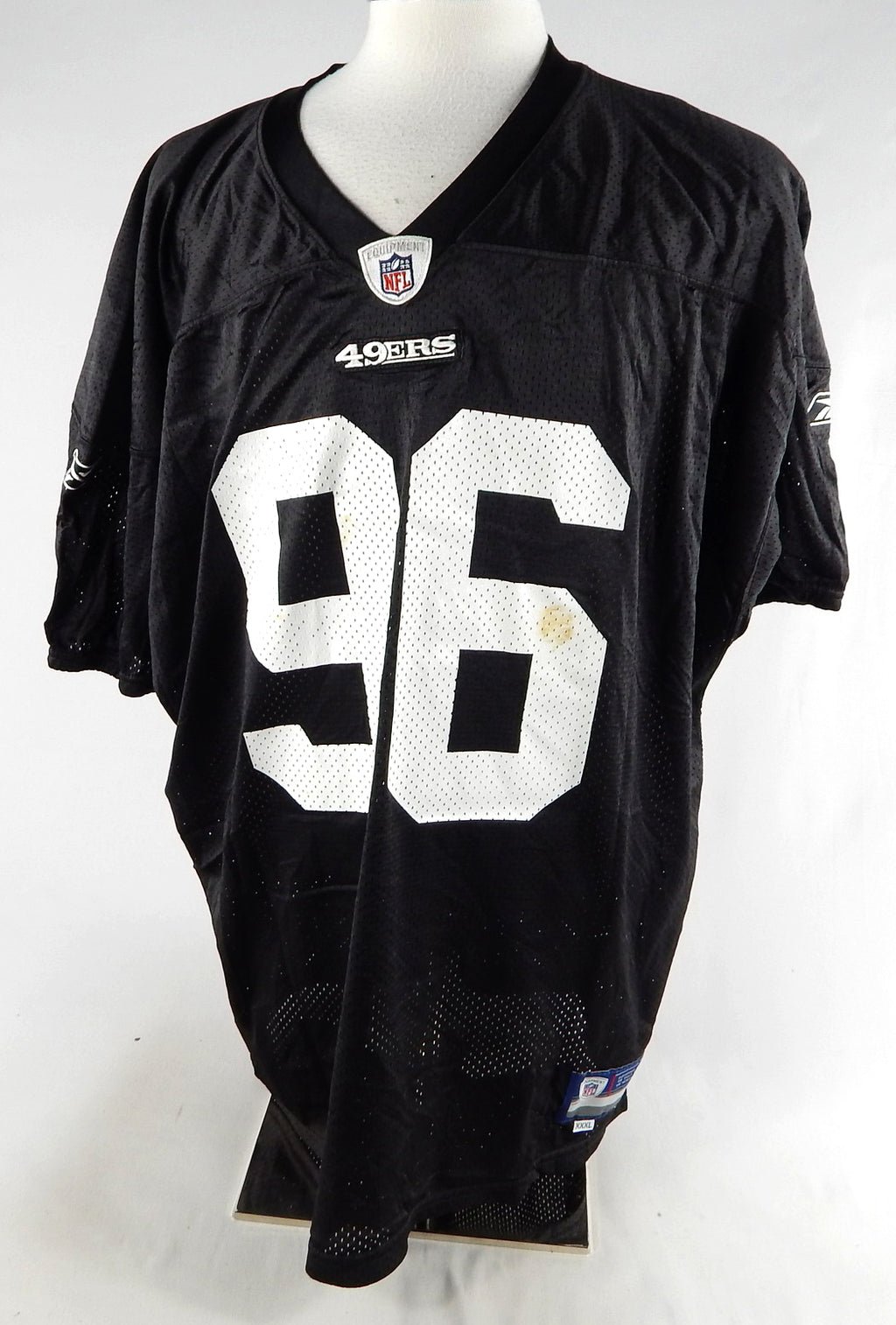 2011 San Francisco 49ers Corey Lemonier #96 Game Used Black Practice Jersey 0