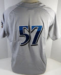 Clearwater Threshers #57 Game Used Grey Jersey 52 DP13498