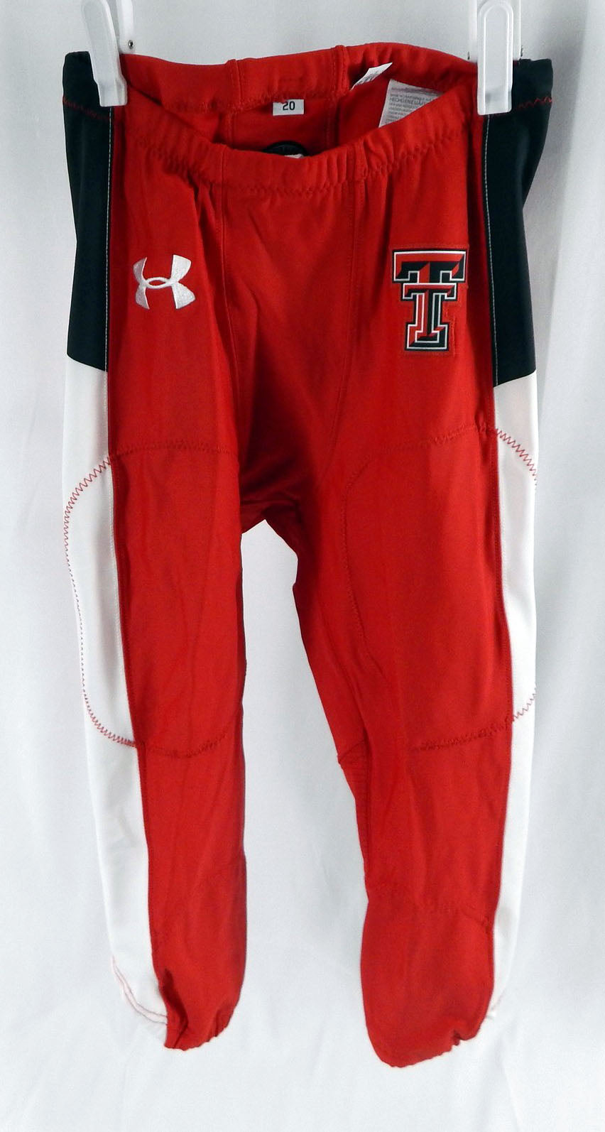 2020 Texas Tech Red Raiders Game Issued Red Football Pants Size 32