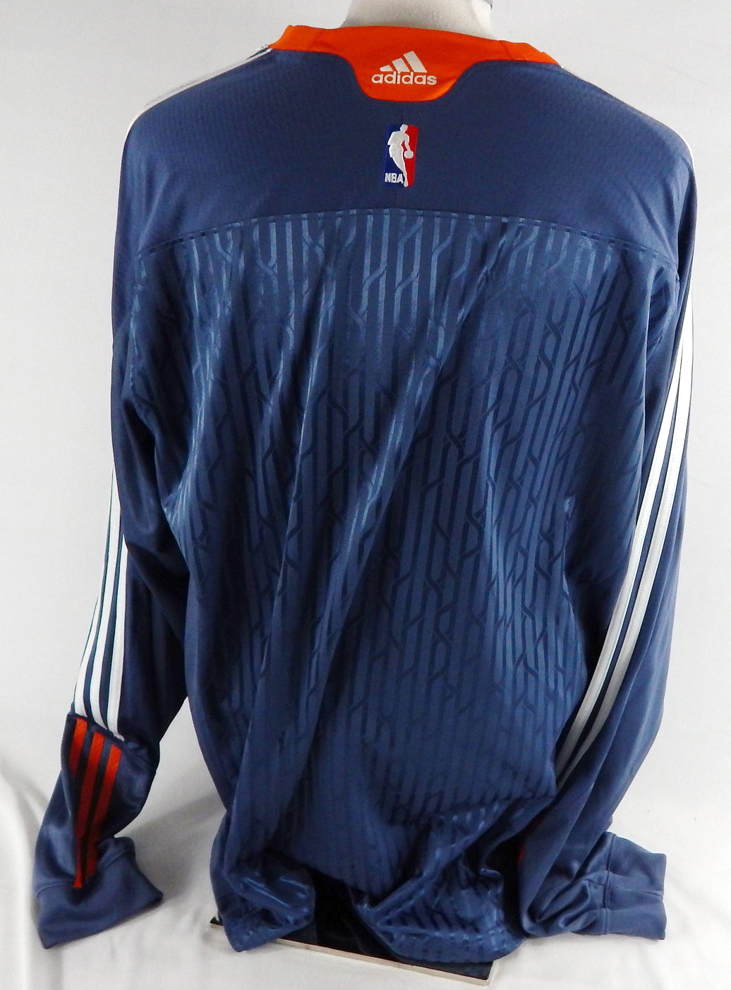 2010-11 Charlotte Bobcats #11 Game Used Navy Shooting Shirt 2XL 291 Pic2