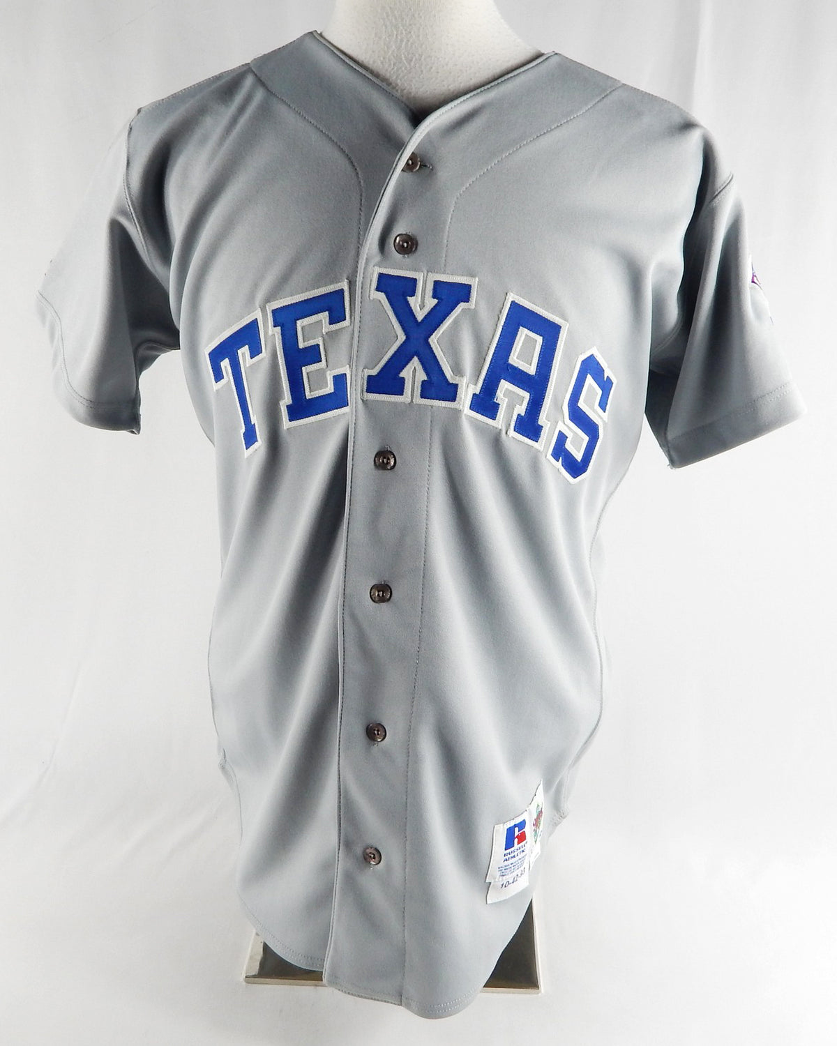 1993 Texas Rangers Francisco Oliveras #36 Game Issued Grey Jersey Arlington P