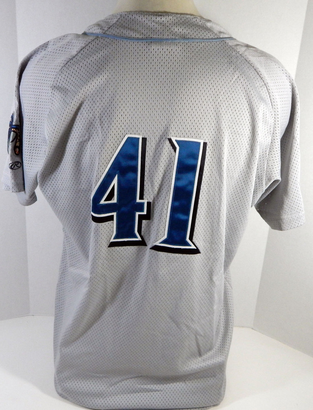 Clearwater Threshers #41 Game Used Grey Jersey 46 DP13500