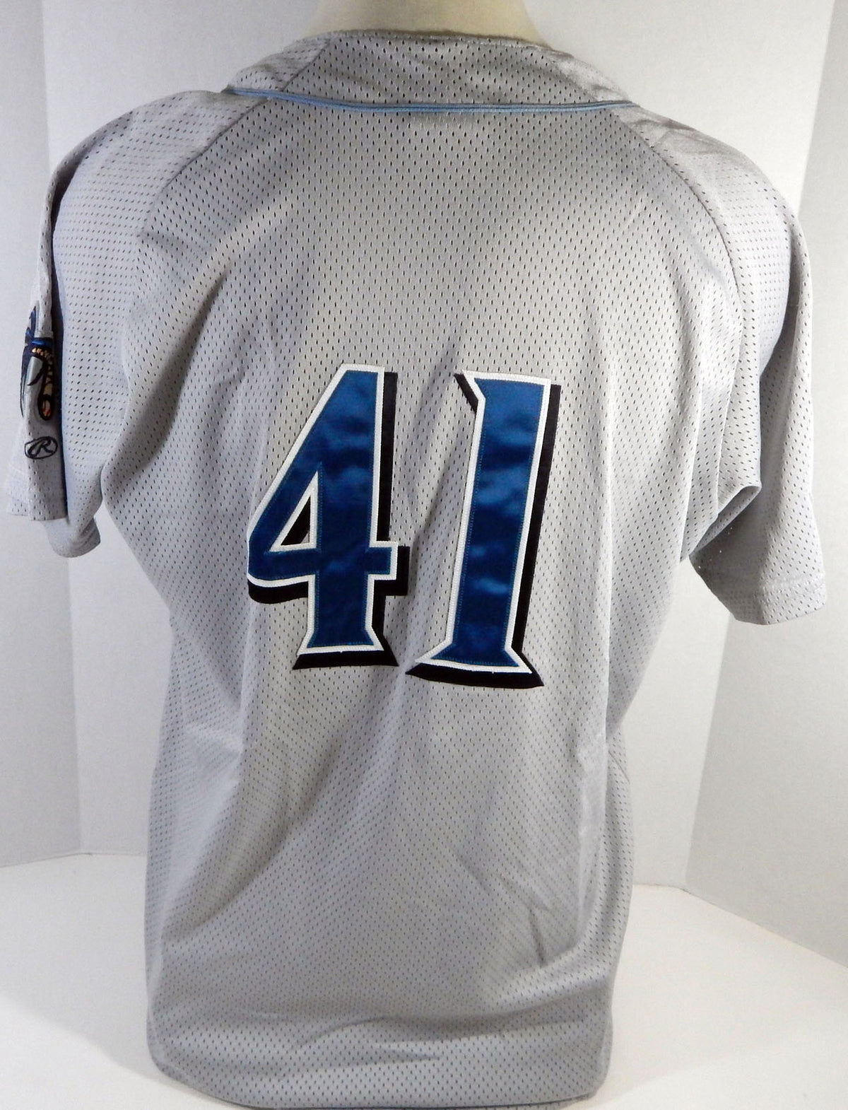 Clearwater Threshers #41 Game Used Grey Jersey 46 DP13500