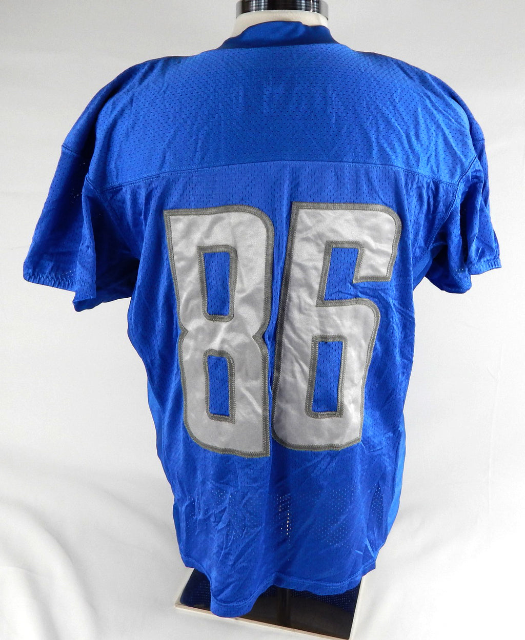 2017 Detroit Lions #86 Game Used Blue Practice Jersey 48 31 Pic2