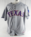 2003 Texas Rangers Esteban Yan #43 Game Used Grey Jersey 52 897