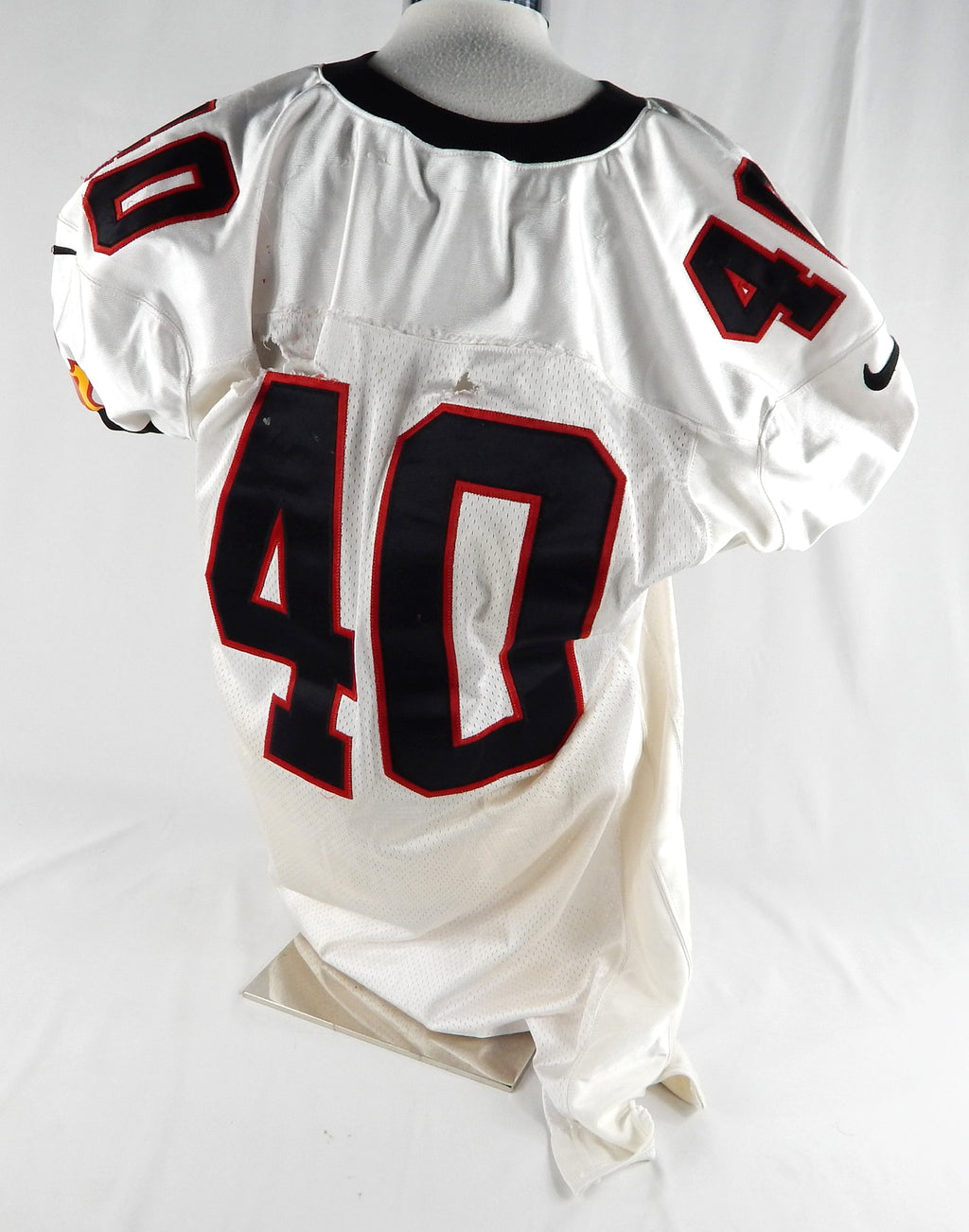 1995-08 New York Dragons #40 Game Used White Jersey Name Plate Rem XXL DP88370 Pic2