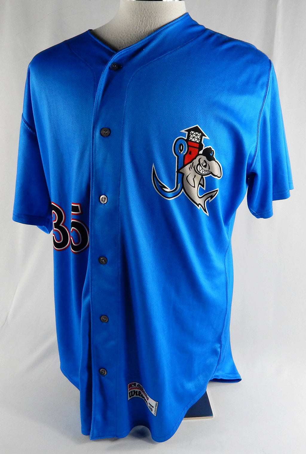 2023-24 Jupiter Hammerheads Noble Meyers #35 Game Used Blue Jersey 46 898
