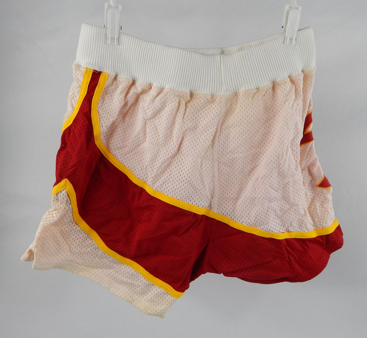 1990-91 Atlanta Hawks Doc Rivers #25 Game Used White Shorts 36 015 Pic2