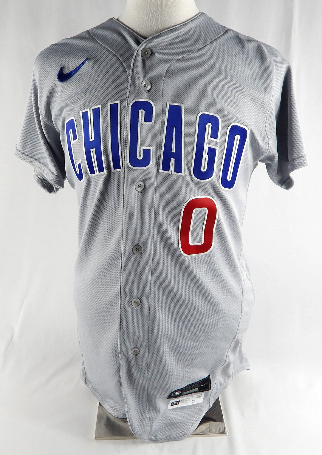 2023 Chicago Cubs Marcus Stroman #0 Game Issued Grey Jersey 42 900