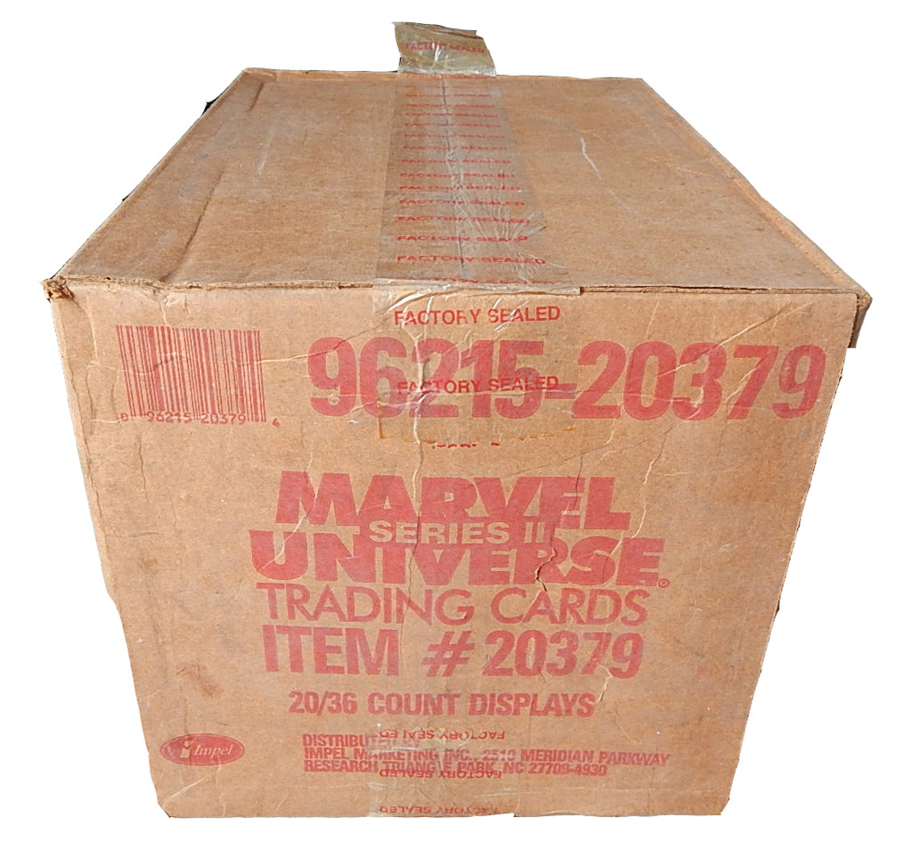 1991 Impel Marvel Universe Series 2 Empty Wax Box Case #96215-20379 Pic2