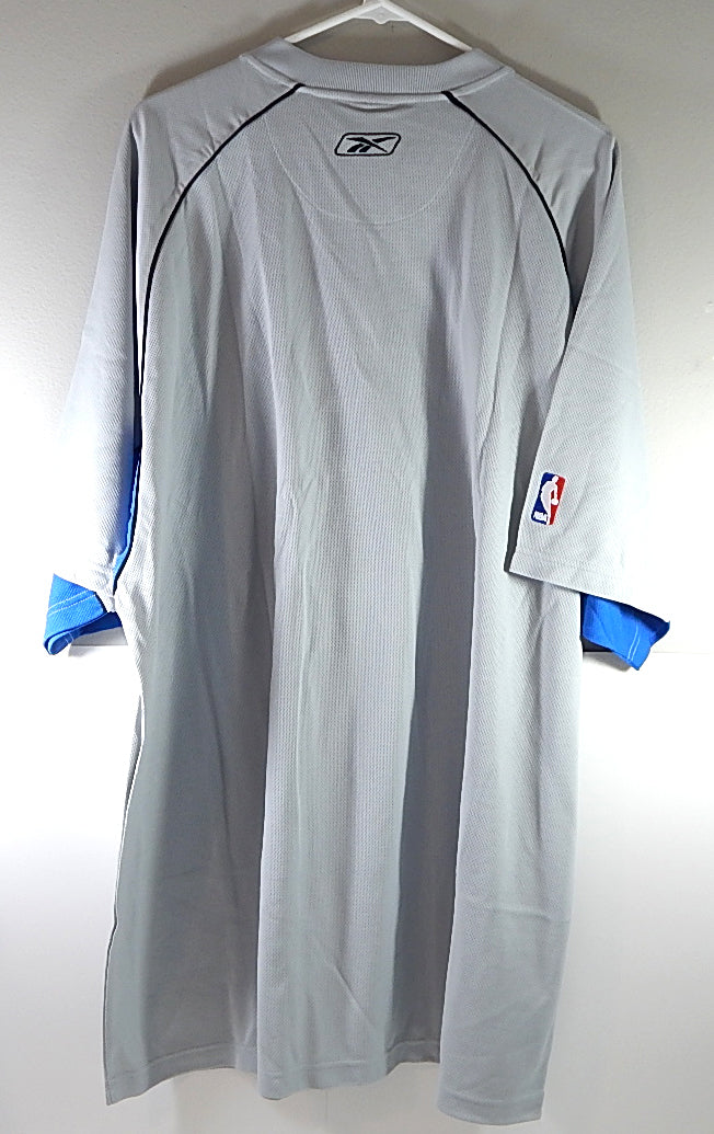 Orlando Magic Reebok NBA Authentics Team Issued Warm Up Shirt Gray 3XL Tall Pic2