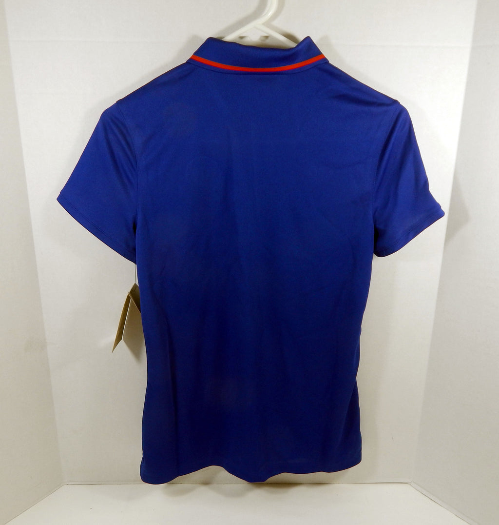 2022-23 Detroit Pistons Team Issued Blue Polo Shirt Womens Nike 31-495 XS 21S Pic2