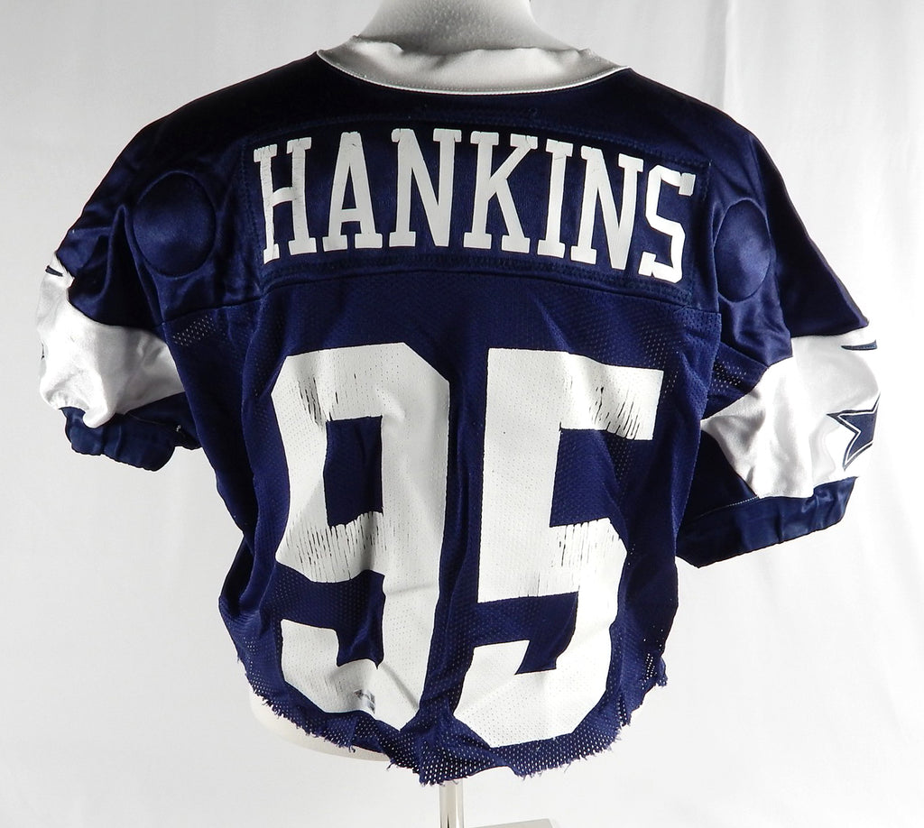 2023 Dallas Cowboys Johnathan Hankins #95 Game Used Navy Practice Jersey 60 467 Pic2