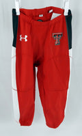 2020 Texas Tech Red Raiders Game Issued Red Football Pants Size 32