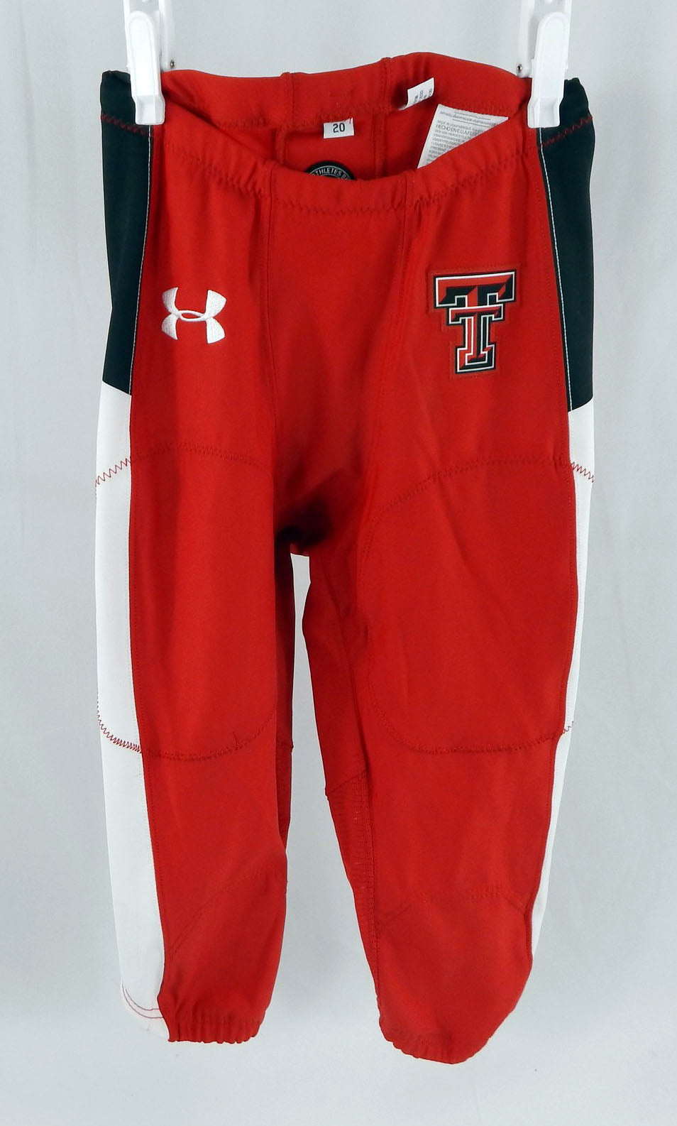 2020 Texas Tech Red Raiders Game Issued Red Football Pants Size 32
