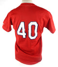 1990s Palm Beach Cardinals #40 Game Used Red Jersey 44 DP71775