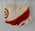 1986-87 Atlanta Hawks #12 3 Game Used White Shorts Pacman 34 211