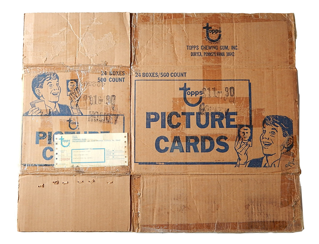 1980-81 Topps NHL Hockey Trading Card Empty Vending Box Case  #911-80 Pic2