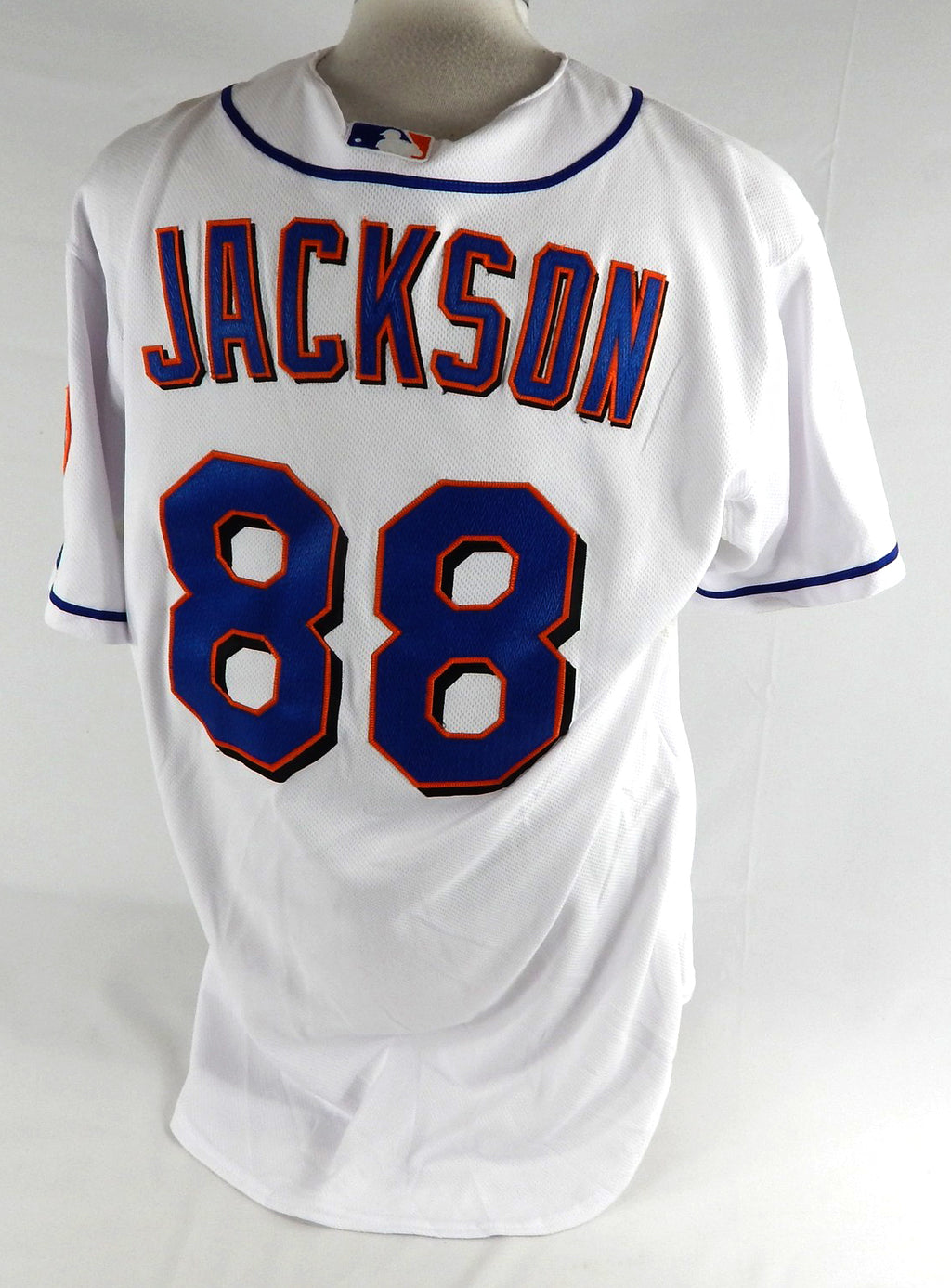 2011 New York Mets Jackson #88 Game Issued Pos Used White Jersey 44 852 Pic2