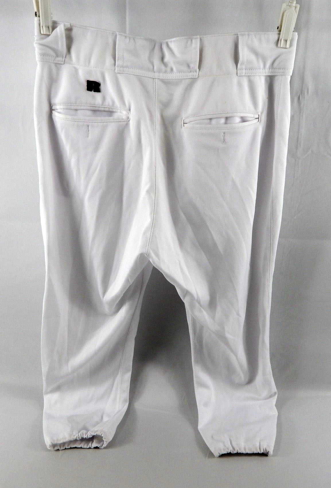1999 Pittsburgh Pirates Brant Brown #37 Game Used White Pants 38 514 Pic2